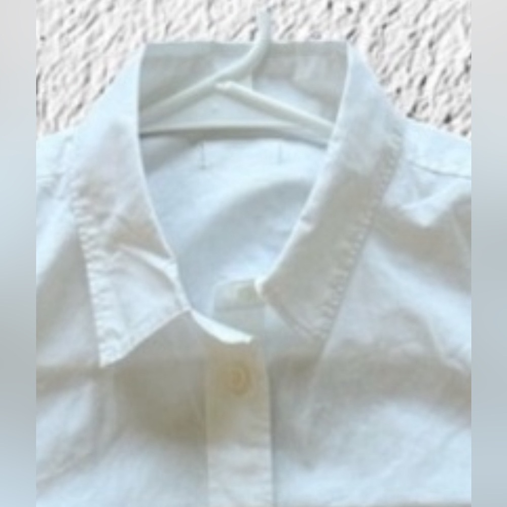 J. Crew Button Up Cotton Poplin Shirt Signature Fit White Size M, NWOT - Picture 7 of 7